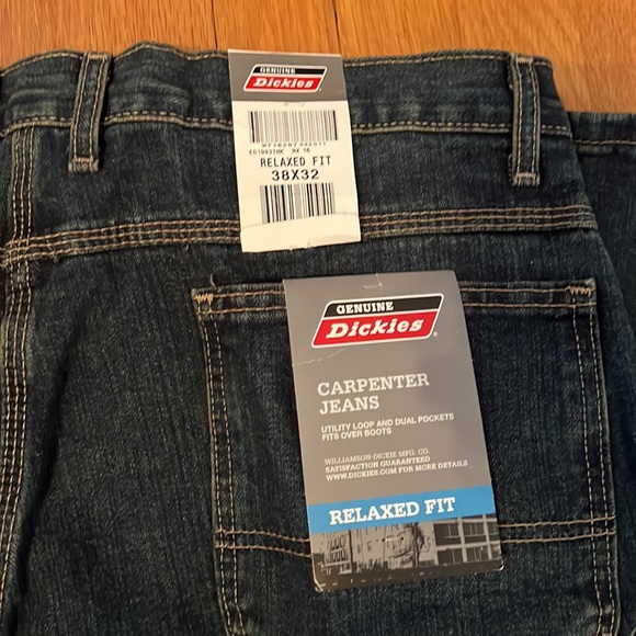 Dickies 2 pairs mens carpenter jeans - Picture 5 of 7